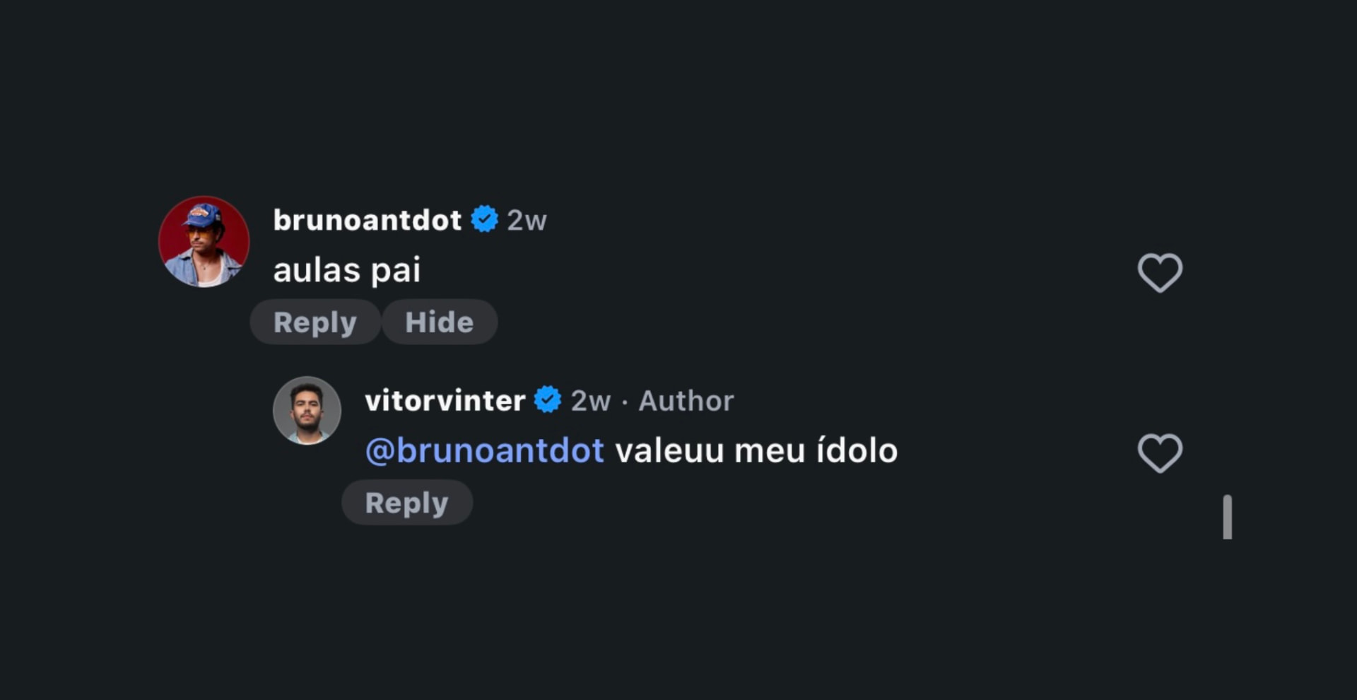 Artist testimonial about Vinter