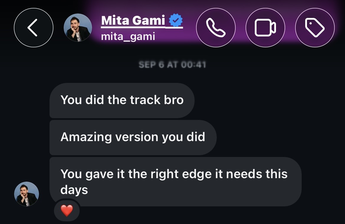 Artist testimonial about Vinter